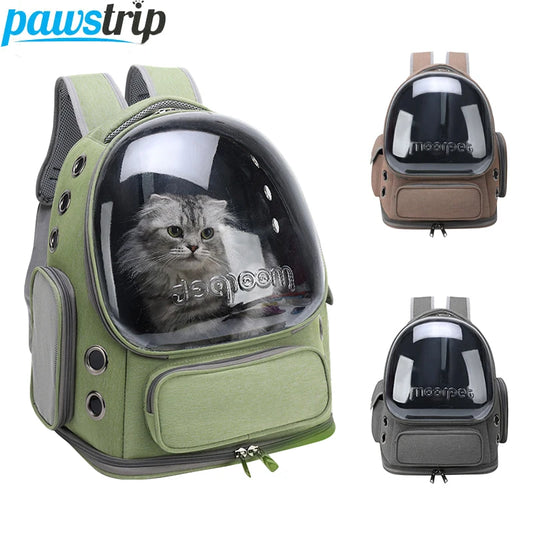 Sac à Dos Transparent pour Chat et Petit Chien — Respirant, Confortable & Stylé 🐾