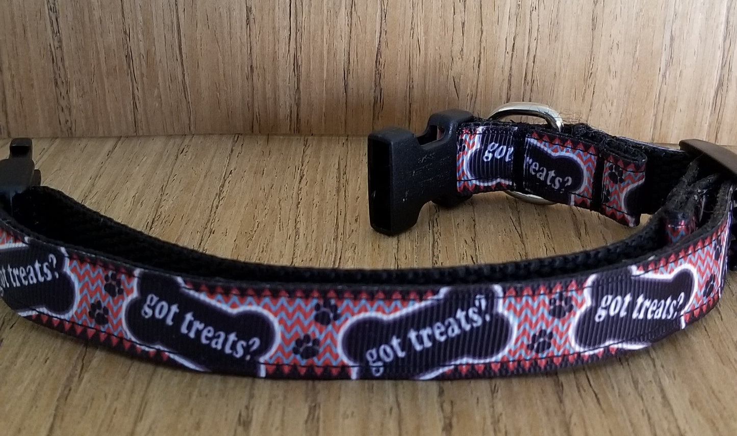 Collier 'Got Treats?' pour Chien