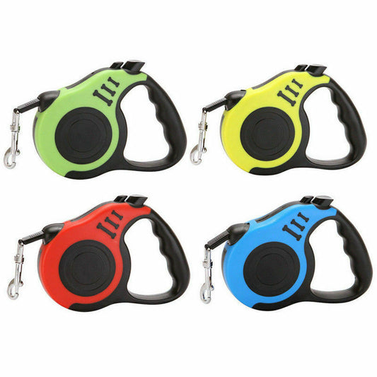 Laisse Rétractable pour Chien 5m — Légère & Confortable