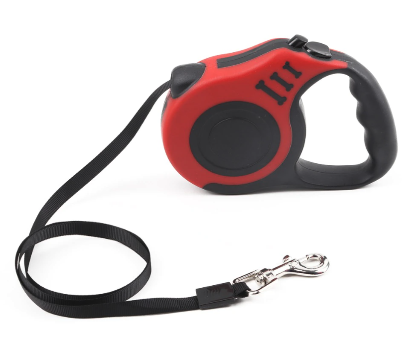 Laisse Rétractable pour Chien 5m — Légère & Confortable