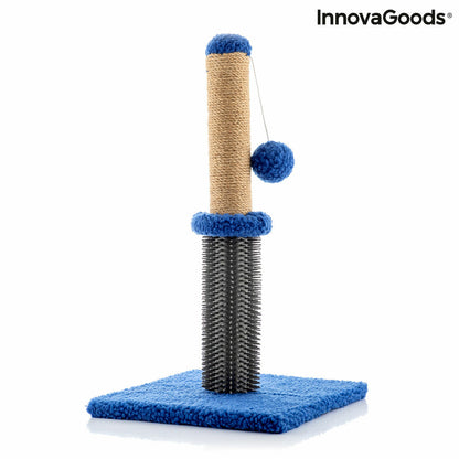 Griffoir et poteau de massage pour chat avec balle