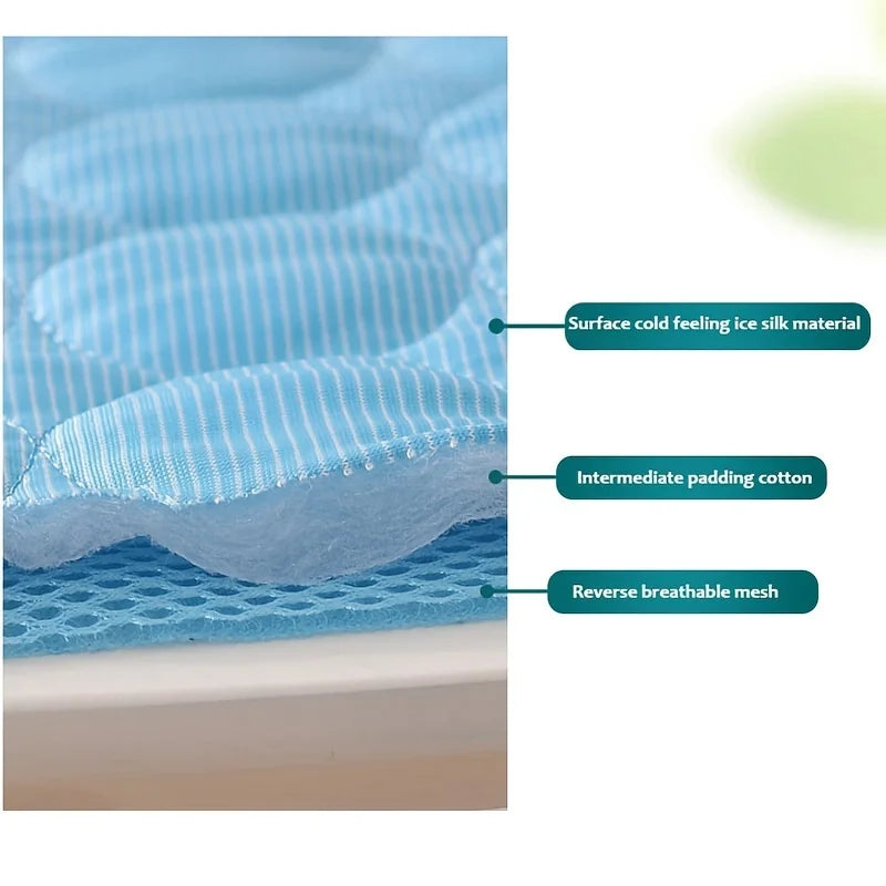 Tapis Rafraîchissant pour Chien et Chat — Gel Rafraîchissant, 7 Tailles, Parfait pour l'Été ☀️
