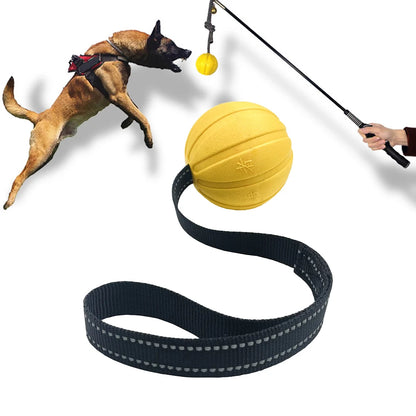Balle sur Corde pour Chien — Mousse EVA Flottante, Lancer Loin & Tir à la Corde 🎾