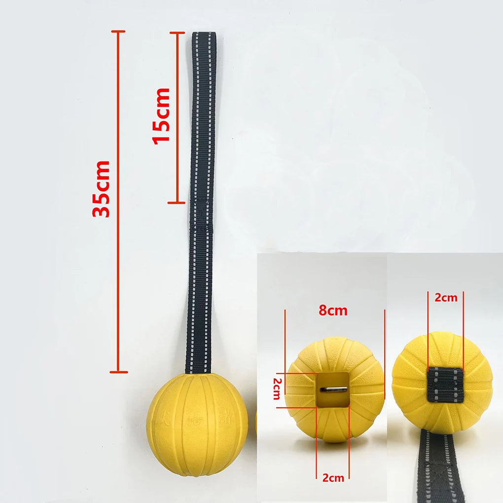 Balle sur Corde pour Chien — Mousse EVA Flottante, Lancer Loin & Tir à la Corde 🎾