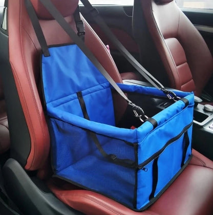 Siège de Voiture Sécurisé pour Chien & Chat — Panier Réhausseur Pliable & Imperméable 🚗