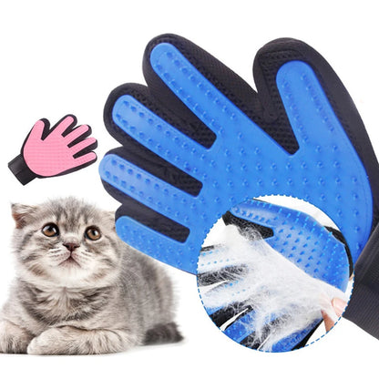 Gant de Toilettage en Silicone pour Chien & Chat — Brosse Massante & Anti-Poils (Lot de 2) 🧤