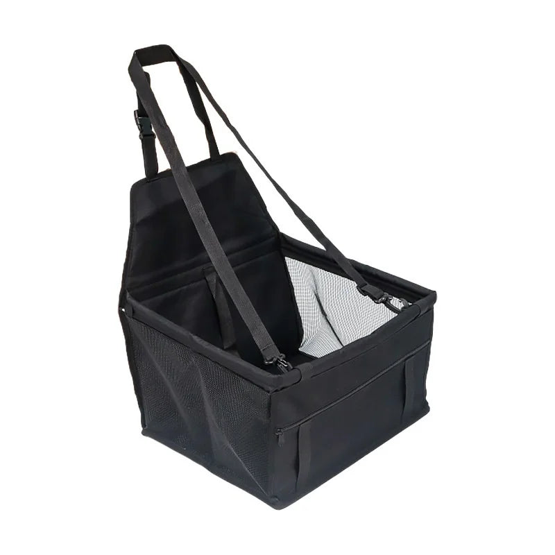 Siège de Voiture Sécurisé pour Petit Chien et Chat — Hamac Pliable & Confortable