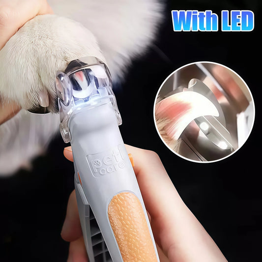 Coupe-Ongles Professionnel pour Chien et Chat — Lumière LED Intégrée & Précision Maximale