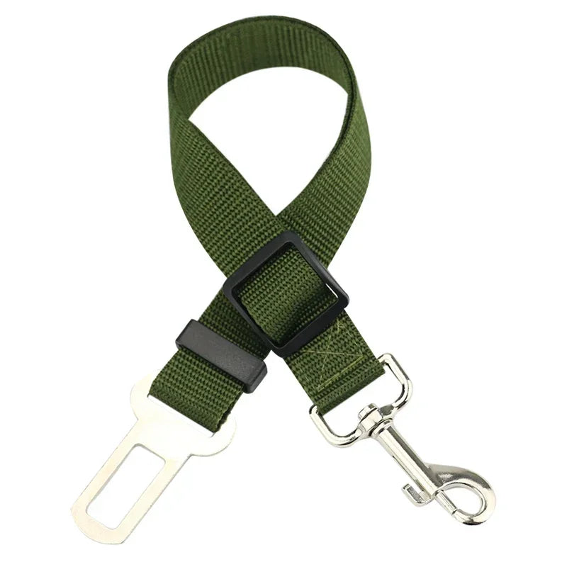 Ceinture de Sécurité Voiture Chien & Chat — Réglable, Clip Universel