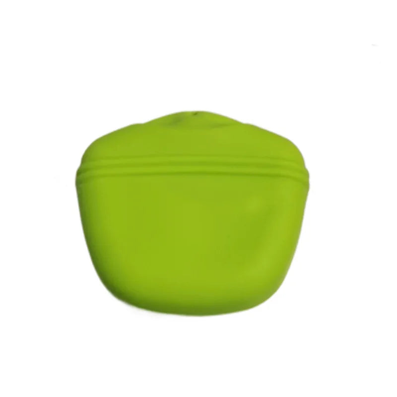 Sac à Friandises de Dressage pour Chien — Silicone, Fermeture Magnétique & Clip Ceinture 🎒