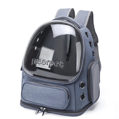 Sac à Dos Transparent pour Chat et Petit Chien — Respirant, Confortable & Stylé 🐾