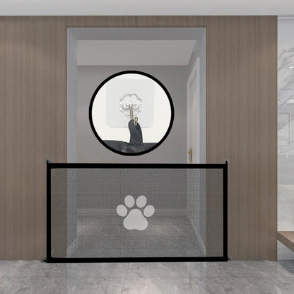 Barrière de Sécurité Pliable pour Chien & Chat — Maille Respirante, Portable & Facile à Installer 🚧