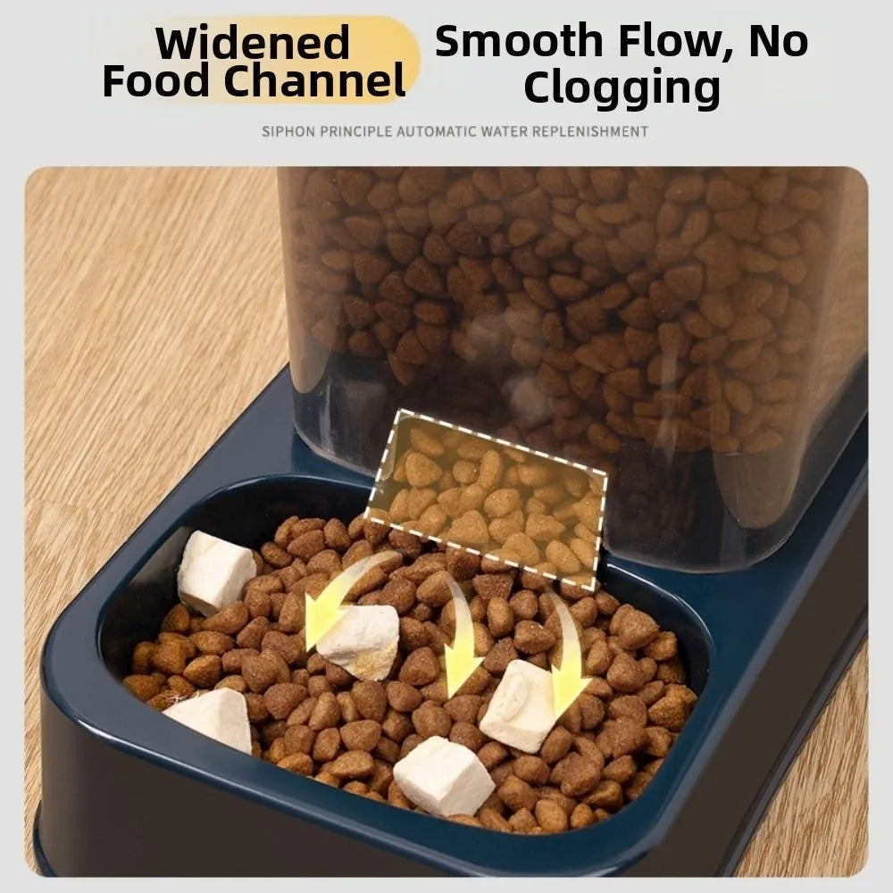 Distributeur Automatique Eau & Nourriture pour Chat et Chien