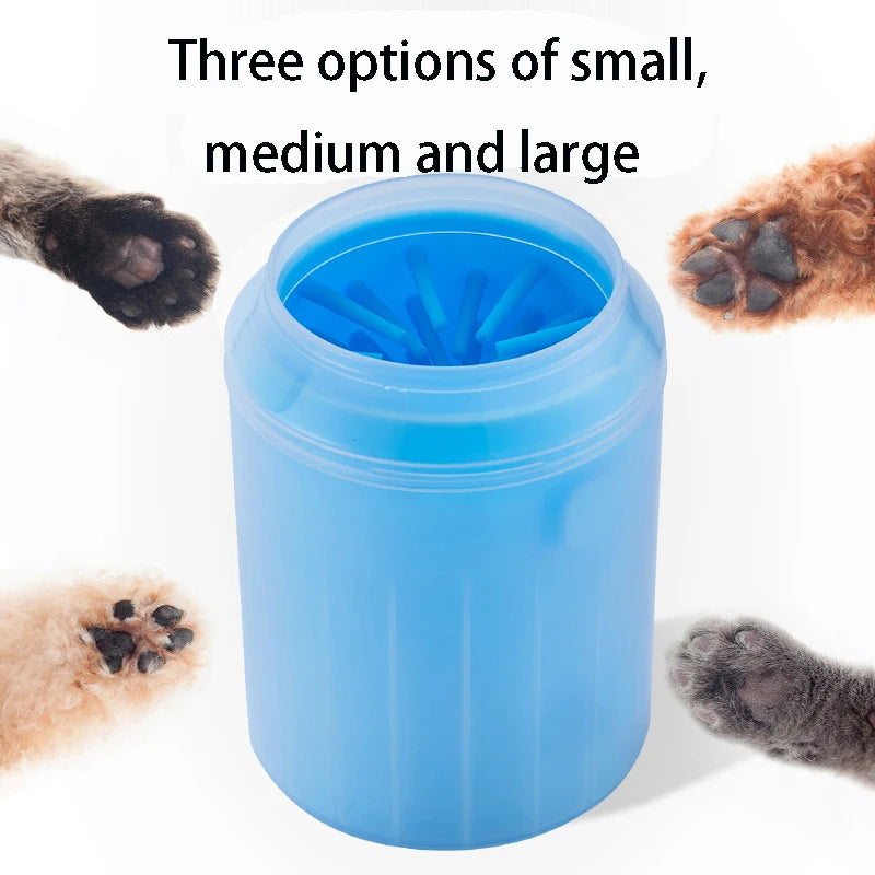 Gobelet Lave-Pattes pour Chien & Chat — Nettoie les Pattes Boueuses en 2 Secondes 🐾