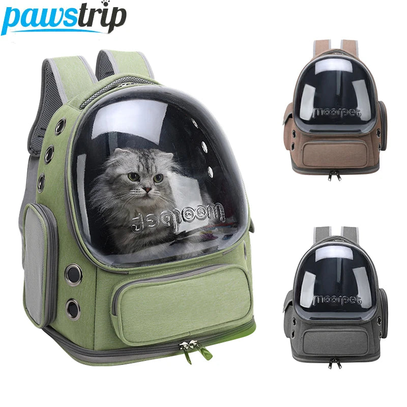 Sac à Dos Transparent pour Chat et Petit Chien — Respirant, Confortable & Stylé 🐾
