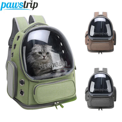 Sac à Dos Transparent pour Chat et Petit Chien — Respirant, Confortable & Stylé 🐾
