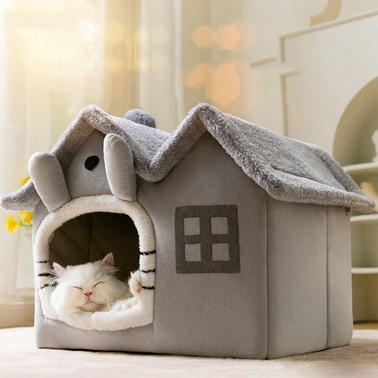 Niche Maison en Peluche — Toit Amovible