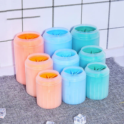 Gobelet Lave-Pattes pour Chien & Chat — Nettoie les Pattes Boueuses en 2 Secondes 🐾