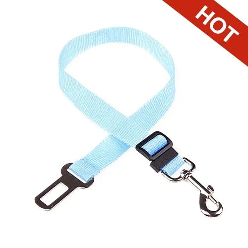 Ceinture de Sécurité Voiture Chien & Chat — Réglable, Clip Universel