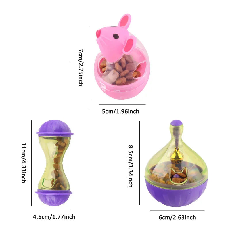 Set de Jouets Souris + Tumbler Anti-Ennui pour Chat