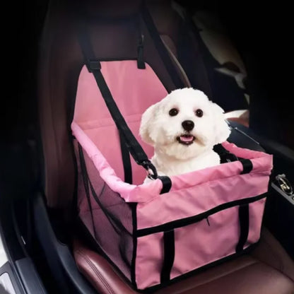 Siège de Voiture Sécurisé pour Petit Chien et Chat — Hamac Pliable & Confortable