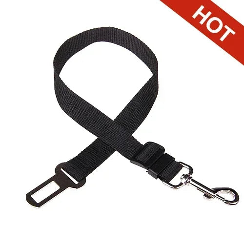 Ceinture de Sécurité Voiture Chien & Chat — Réglable, Clip Universel