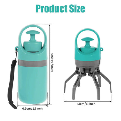 Ramasse-Crottes Portable pour Chien — Sans Contact, Sacs Intégrés & Hygiénique