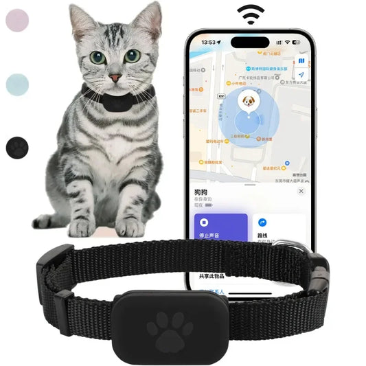 Traceur GPS pour Chien et Chat — Compatible Apple Find My, Étanche & Temps Réel