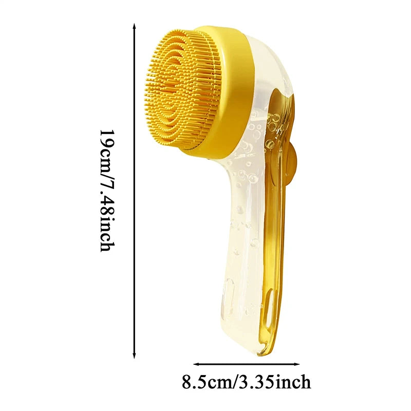 Brosse de Bain avec Distributeur de Shampoing Intégré