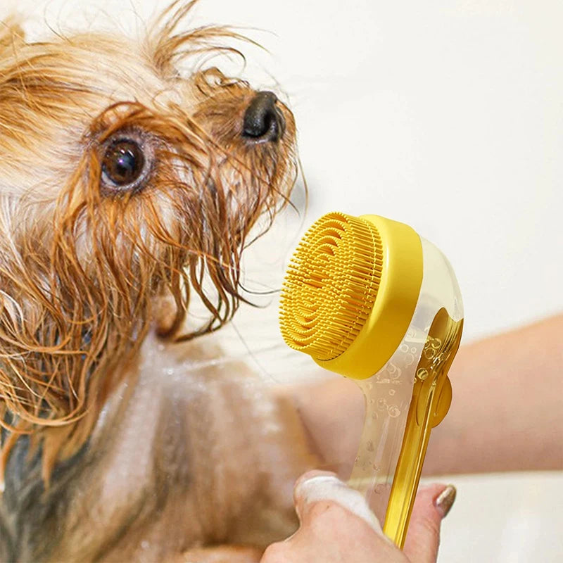 Brosse de Bain avec Distributeur de Shampoing Intégré