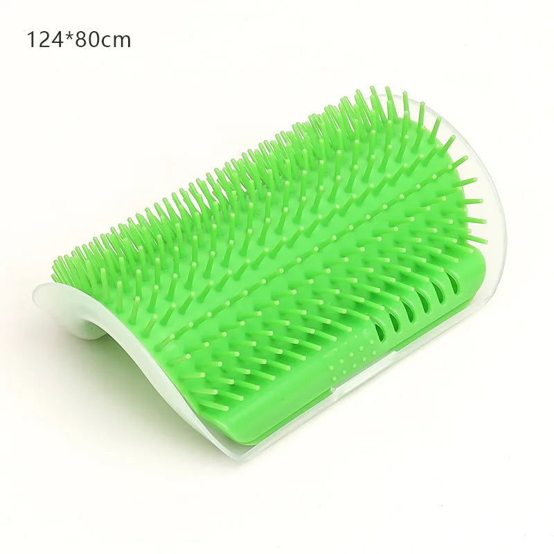 Brosse Auto-Toilettage Murale pour Chat — Il se Brosse Tout Seul, Anti-Poils & Massante 🐱