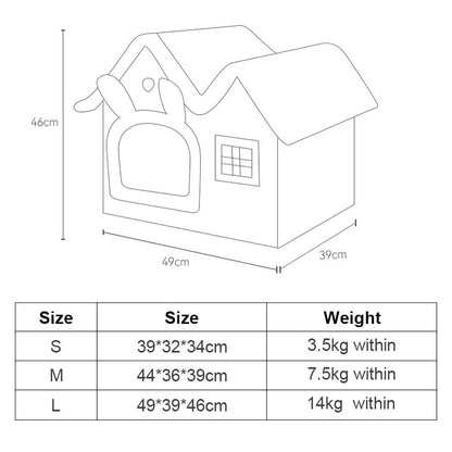 Niche Maison en Peluche — Toit Amovible