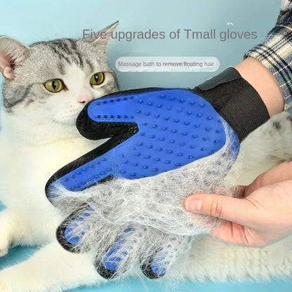 Gants de Toilettage en Silicone pour Chien et Chat — Brosse Douce & Épilation Facile