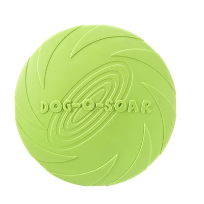 Frisbee en Silicone pour Chien et Chat — Résistant aux Morsures, Parfait pour l'Été 🌞