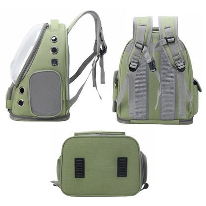 Sac à Dos Transparent pour Chat et Petit Chien — Respirant, Confortable & Stylé 🐾