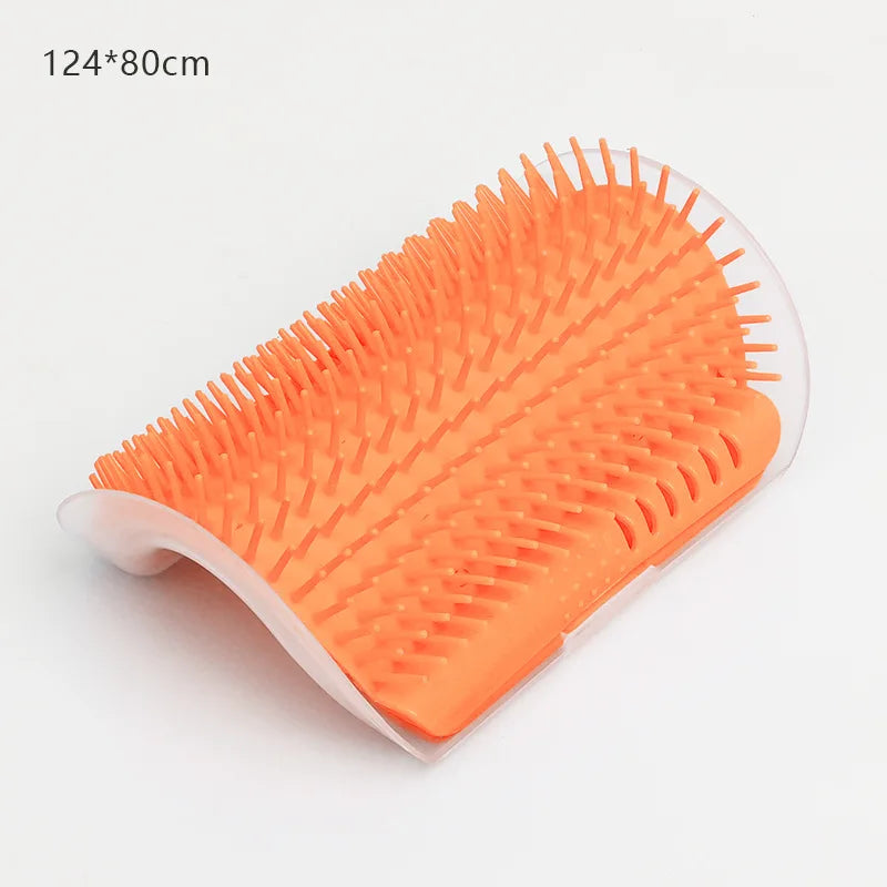 Brosse Auto-Toilettage Murale pour Chat — Il se Brosse Tout Seul, Anti-Poils & Massante 🐱