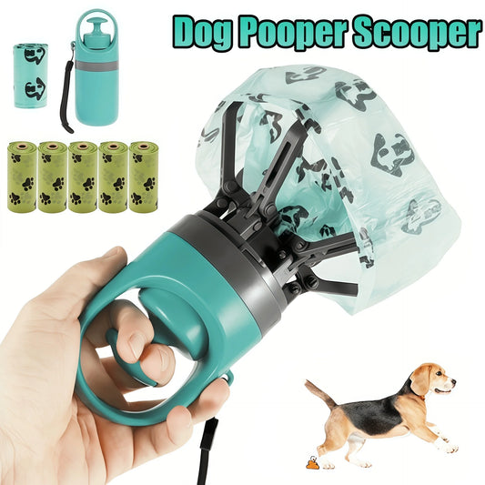 Ramasse-Crottes Portable pour Chien — Sans Contact, Sacs Intégrés & Hygiénique