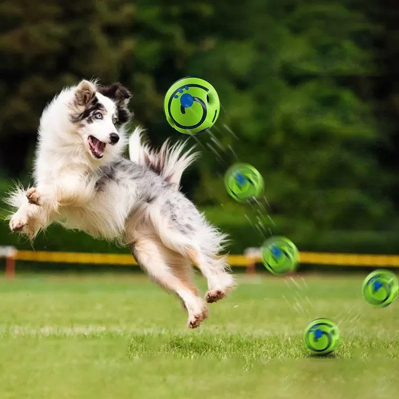 Balle Sonore « Giggle » pour Chien — Sons Rigolos, Sans Pile & Interactive 🔊