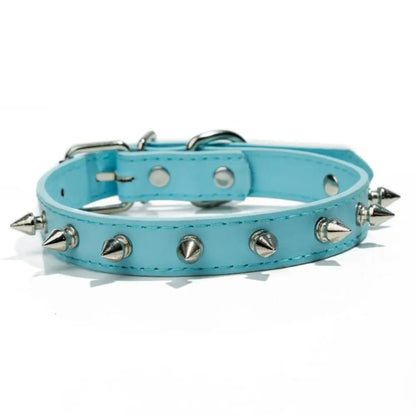 Collier en Cuir Clouté pour Chien — Réglable, Style Rock & Tendance 🤘