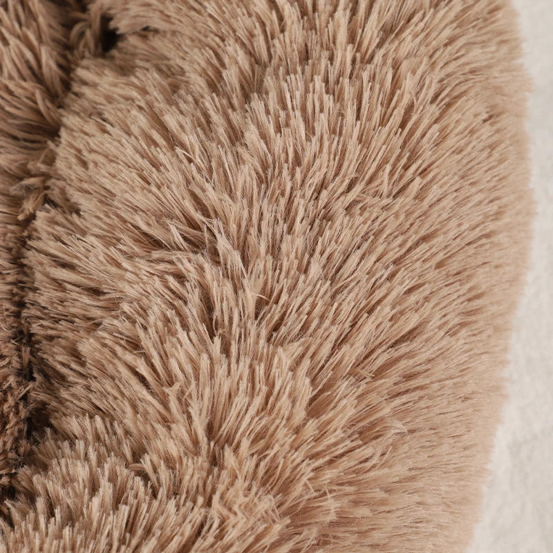 Lit Apaisant Moelleux en Forme de Patte pour Chien & Chat — Ultra Doux & Anti-Anxiété 🐾
