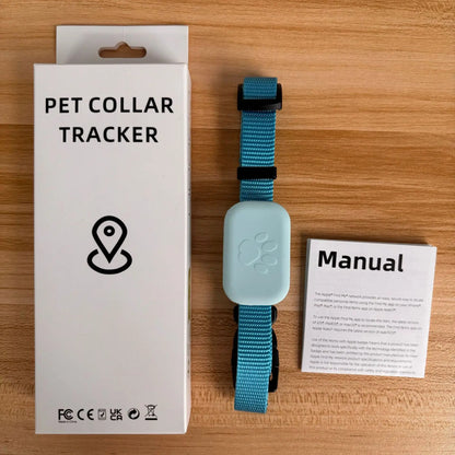 Traceur GPS pour Chien et Chat — Compatible Apple Find My, Étanche & Temps Réel