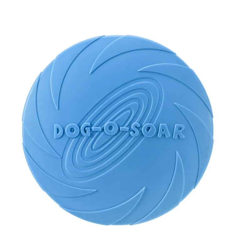 Frisbee en Silicone pour Chien et Chat — Résistant aux Morsures, Parfait pour l'Été 🌞