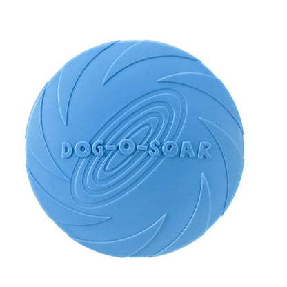 Frisbee en Silicone pour Chien et Chat — Résistant aux Morsures, Parfait pour l'Été 🌞