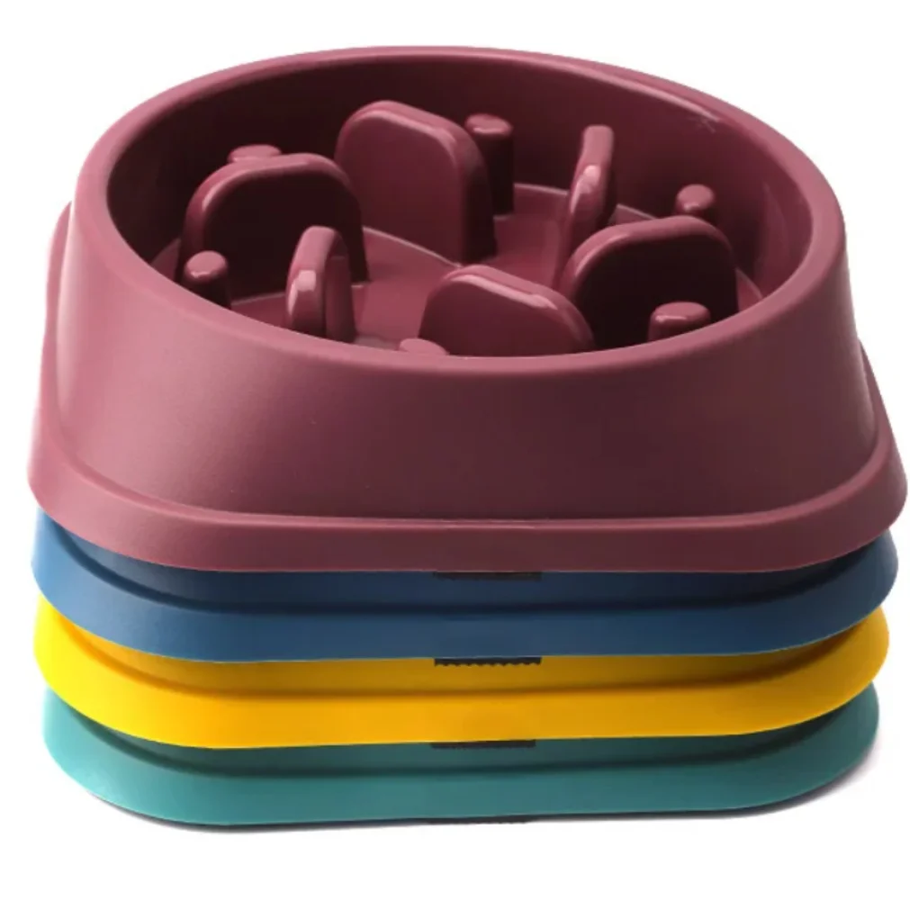 Gamelle Anti-Glouton pour Chien & Chat — Alimentation Lente, Antidérapante & Anti-Ballonnement 🍽️