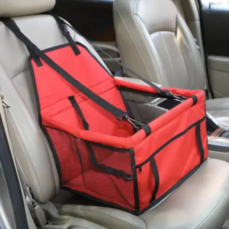 Siège de Voiture Sécurisé pour Petit Chien et Chat — Hamac Pliable & Confortable