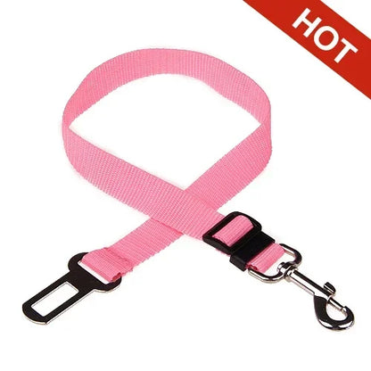 Ceinture de Sécurité Voiture Chien & Chat — Réglable, Clip Universel