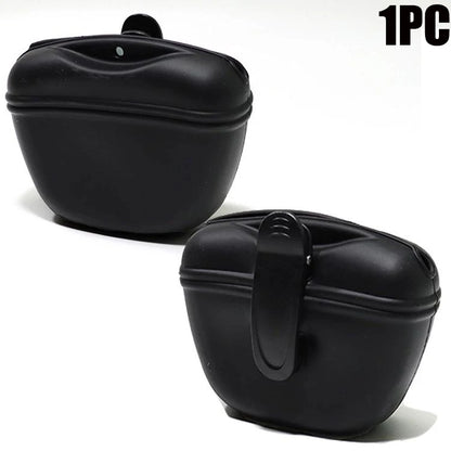 Sac à Friandises de Dressage pour Chien — Silicone, Fermeture Magnétique & Clip Ceinture 🎒