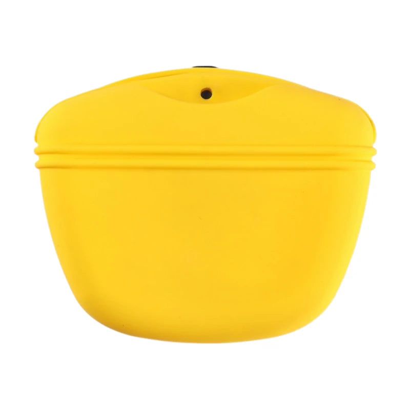 Sac à Friandises de Dressage pour Chien — Silicone, Fermeture Magnétique & Clip Ceinture 🎒