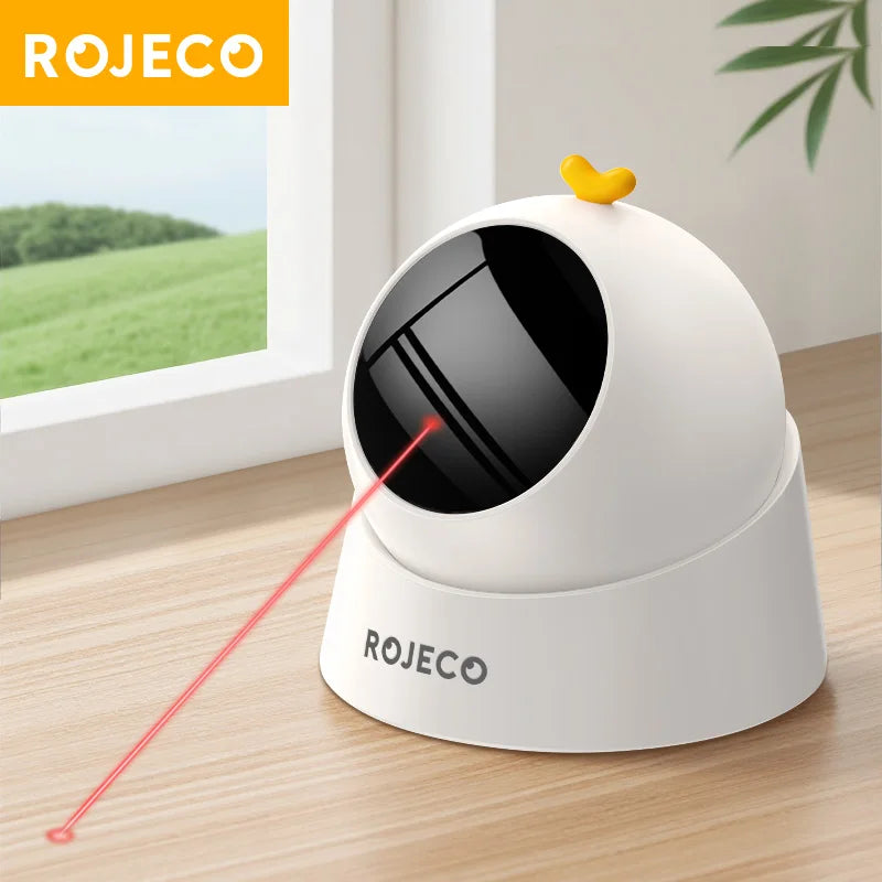 Automatic Laser Cat Toy — Random, Rotating & Smart Movements 🔴