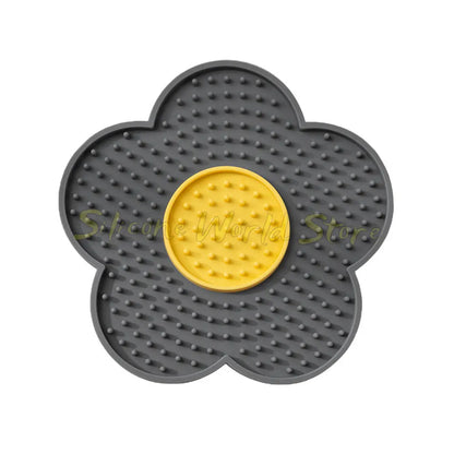 Tapis de Léchage à Ventouse pour Chien & Chat — Anti-Stress & Occupe au Bain 👅